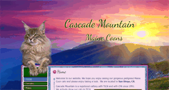 Desktop Screenshot of cascademountain.net